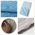 Summer Pet Ice Pad Cool Sleeping Mat Breathable Ice Silk Washable Pet Bed Durable Dog Cat Cushion Pet Supplies for Home Outdoor