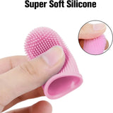 Soft Silicone Pet Finger Toothbrush | Dental Breath Care for Dogs & Cats