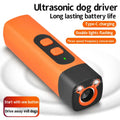 Ultrasonic Dog Bark Deterrent Rechargeable LED Flashlight Pet Training Anti Bark Device for Dogs Control Trainer