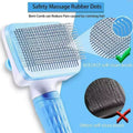 Dog Comb Pet Hair Removal Brush Cats and Dogs Special Comb Beauty Massage Self-cleaning Needle Comb Pet Supplies