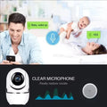 Pet Dog Camera with Phone App, 5G/2.4GHz WiFi Indoor Security Baby Camera, 360° Pan & Tilt, 2-Way Audio, Night Vision
