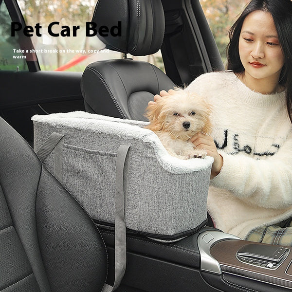 4-Season Pet Car Bed — Travel Kennel for Dogs & Cats